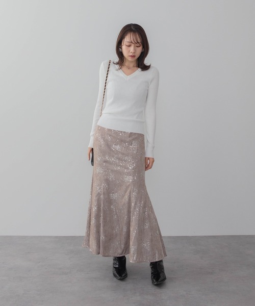 LEJA】チュールフリルボレロペイントマーメイドドレスワンピース2点