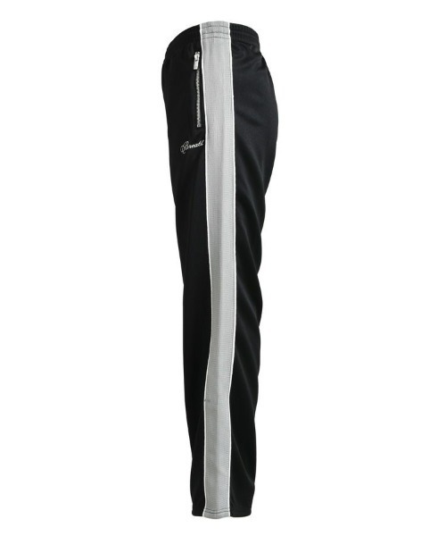 BREATH / ブレス】SCRIPT LOGO LINE TRACK PANTS / ブラック [BR2 