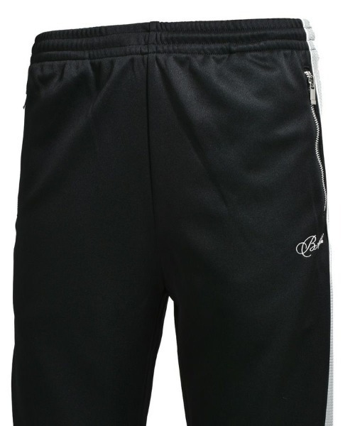 BREATH / ブレス】SCRIPT LOGO LINE TRACK PANTS / ブラック [BR2 