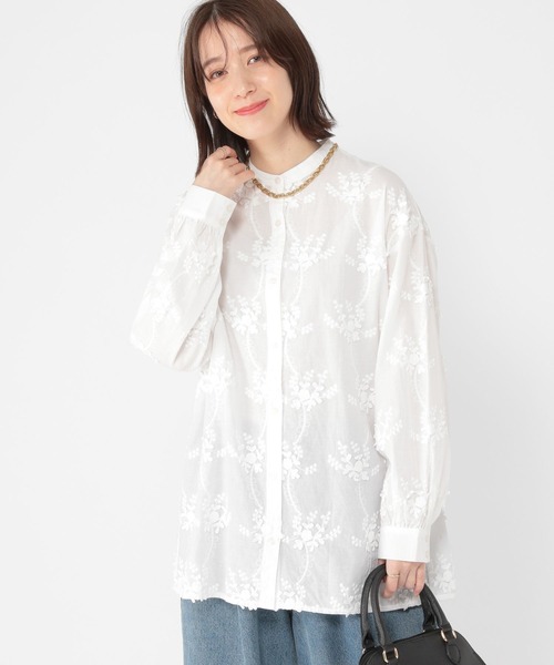 ◆新品タグ付き　studioCLIP アソートレースシャツ　オフホワイト studio CLIP｜アソートレースシャツ | Rakuten Fashion(楽天