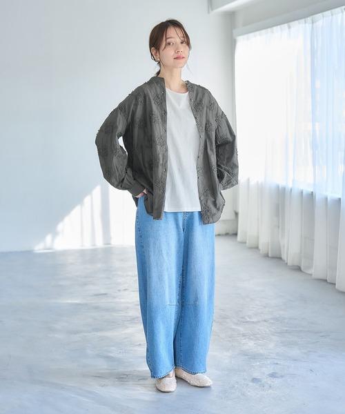 ◆新品タグ付き　studioCLIP アソートレースシャツ　オフホワイト studio CLIP｜アソートレースシャツ | Rakuten Fashion(楽天
