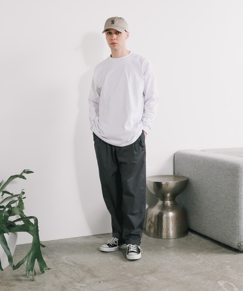 Gramicci（グラミチ）の「【日本限定モデル】Gramicci/グラミチ T/C TWILL TUCK TAPERED PANT テーパードパンツ 2026年春夏（チノパンツ・メンズ・ベージュ/ホワイト/ブラック/チャコール/ダークブラウン・S/XL/L/M）」の20枚目の写真