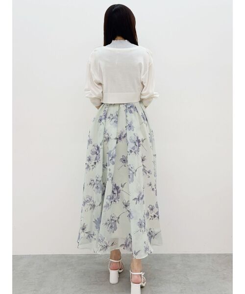 MERCURYDUO(マーキュリーデュオ)の「2WAYシアーコンパクトカーディガン(カーディガン/ボレロ・レディース・ライトブルー/ブラック/オフホワイト/ベージュ/ネイビー・FREE)」の11枚目の写真