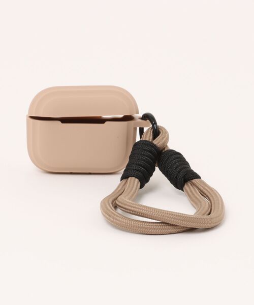 Fun & Daily(ファンアンドデイリー)の「カラーストラップ&シリコンケース AirPods Pro 2 第2世代(ヘッドフォン/イヤホン・レディース・ベージュ/イエロー/ミント/ピンク・FREE)」の6枚目の写真