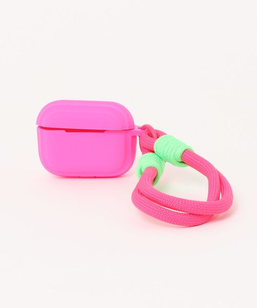 Fun & Daily(ファンアンドデイリー)の「カラーストラップ&シリコンケース AirPods Pro 2 第2世代(ヘッドフォン/イヤホン・レディース・ベージュ/イエロー/ミント/ピンク・FREE)」の5枚目の写真