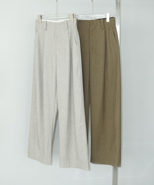 フランス製ヴィンテージ ボリュームシルエットスラックス 2025 Autumn 最新作】Classic denim slacks（クラッシックデニム