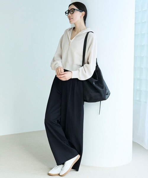 UNFILO(アンフィーロ)の「タックワイドパンツ(その他パンツ・レディース・ピンク系/アイボリー系/ネイビー系・X-LARGE)」の21枚目の写真