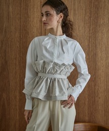 ERADIE オフショルワイドカラー TOP Ivory Tops – ERADIE