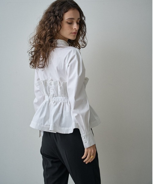 ブラウス シャツ Raffle Peplum Top ラッフルペプラムTOP レディース Raffle Peplum Top ラッフルペプラムTOP（シャツ/ブラウス