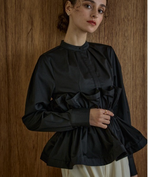 Raffle Peplum Top ラッフルペプラムTOP（シャツ/ブラウス