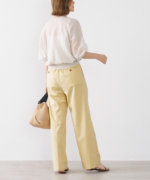 ギャザーニットプルオーバー