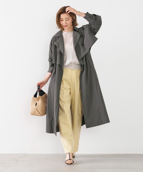 ギャザーニットプルオーバー