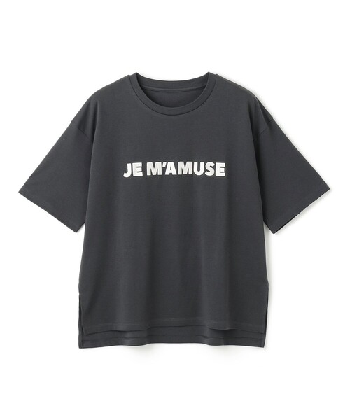 UNFILO（アンフィーロ）の「BEAUTY FORM-Tコットン ロゴ半袖T（Tシャツ/カットソー・レディース・ベージュ系1/ホワイト系1/ネイビー系1/グレー系1/ライトグレー系1/ピンク系1/ダークブラウン系1/ピンク系2/ホワイト系2/グレー系3・LARGE/MEDIUM/SMALL）」の5枚目の写真