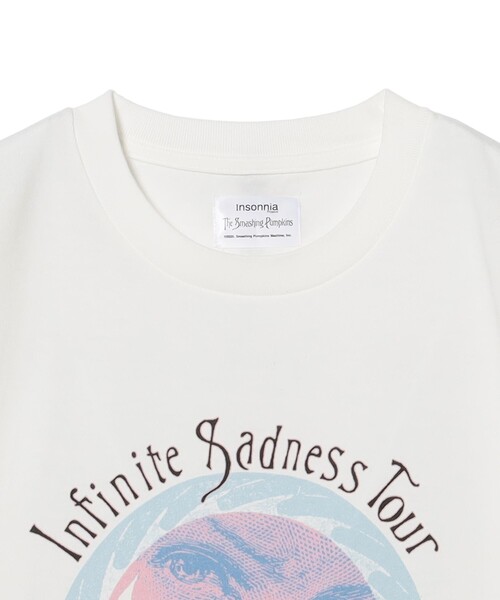 Insonnia PROJECTS(インソニアプロジェクト)の「Insonnia Projects / The Smashing Pumpkins プリント Tシャツ ②(Tシャツ/カットソー・メンズ・ホワイト・2/1/3)」の3枚目の写真