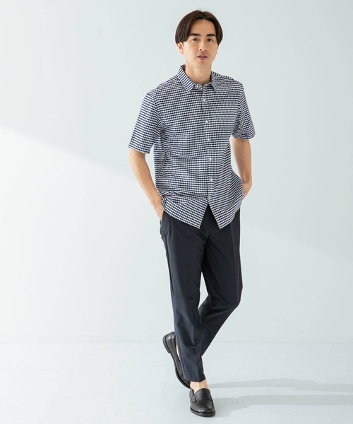 URBAN RESEARCH ROSSO MEN（アーバンリサーチロッソメン）の「『抗菌/消臭』『XXLサイズあり』ハイパフォーマンスオックス半袖シャツ（シャツ/ブラウス・メンズ・インディゴブルー/ストライプ/ネイビー/グリーン系その他/ブルー系その他/グレー/ブラック系その他/ホワイト/ライトブルー/ブラック/グレー系その他・SMALL/MEDIUM/LARGE/X-LARGE/XX-LARGE）」の18枚目の写真