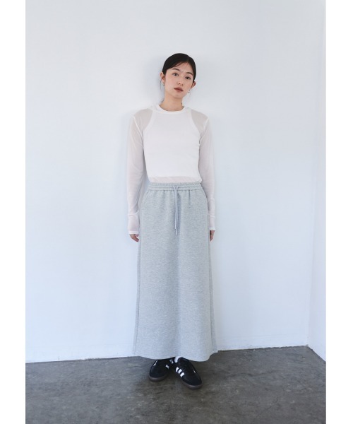 FMiBL（ファミル）の「パワーネットクルーネックシアートップス（Tシャツ/カットソー・レディース・ホワイト/ブラック/ピンク・FREE）」の18枚目の写真