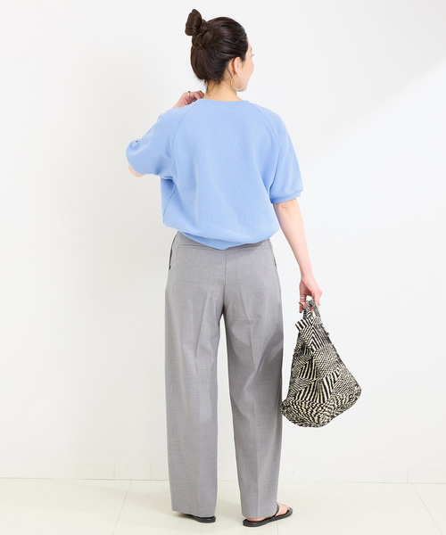 Champion(チャンピオン)の「Champion/チャンピオン 別注 フレンチテリーS/S PO(Tシャツ/カットソー・レディース・ピンク/グレー/イエロー/ブルー/ブラック・FREE)」の21枚目の写真