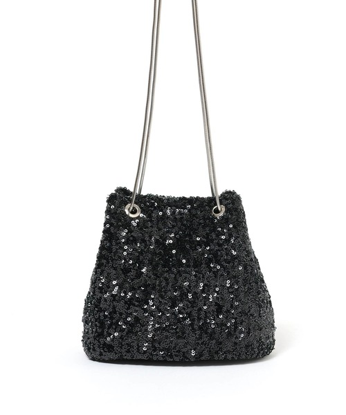 LAKOLE（ラコレ）の「スパンコール巾着ショルダーバッグ3 / 291939（ショルダーバッグ・レディース・ブラック/ピンク系その他/シルバー・FREE）」の15枚目の写真