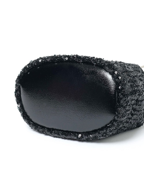 LAKOLE（ラコレ）の「スパンコール巾着ショルダーバッグ3 / 291939（ショルダーバッグ・レディース・ブラック/ピンク系その他/シルバー・FREE）」の7枚目の写真