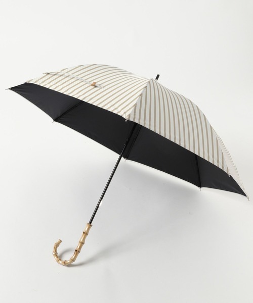 A part by（アパートバイ）の「バンブーハンドルシャコウガサ（長傘・レディース・グレー/アイボリー/ライトベージュ/ブルー系その他2・FREE）」の11枚目の写真