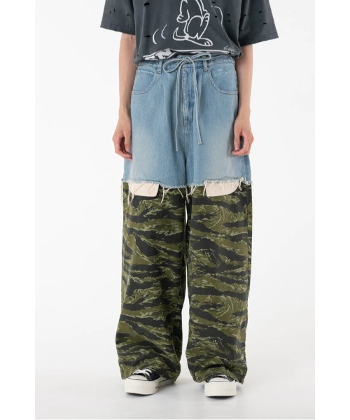 DISCOVERED（ディスカバード）の「DISCOVERED LAYERED ARMY DENIM PANTS（デニムパンツ・メンズ・その他1/その他2/その他3/その他4・1/3）」の7枚目の写真