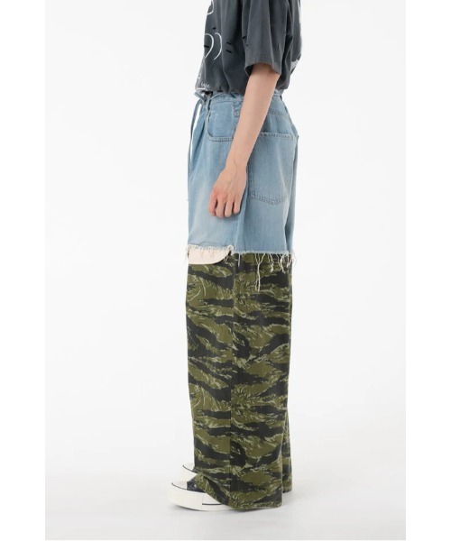 DISCOVERED（ディスカバード）の「DISCOVERED LAYERED ARMY DENIM PANTS（デニムパンツ・メンズ・その他1/その他2/その他3/その他4・1/3）」の8枚目の写真