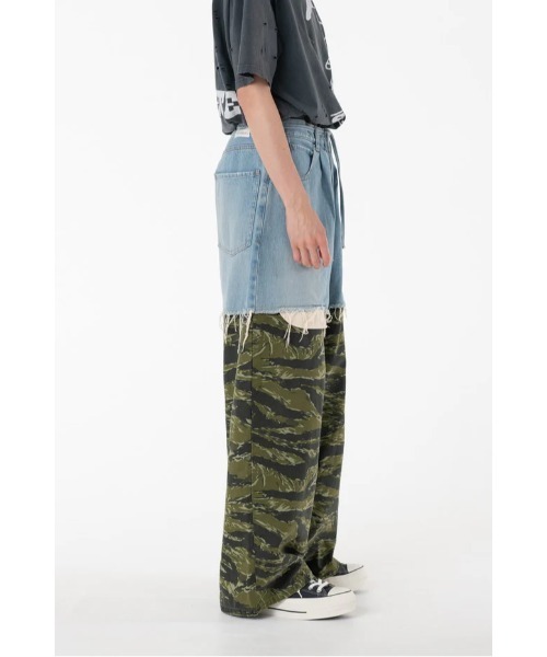DISCOVERED（ディスカバード）の「DISCOVERED LAYERED ARMY DENIM PANTS（デニムパンツ・メンズ・その他1/その他2/その他3/その他4・1/3）」の10枚目の写真