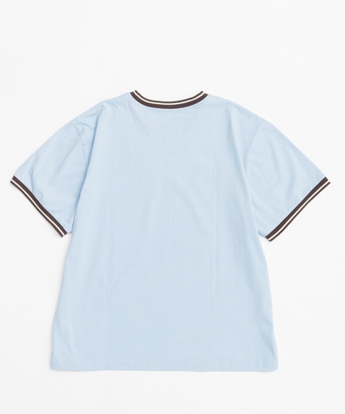 Fringe Embroidery Big Ringer T-shirt/フリンジエンブロイ