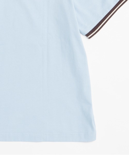 MAISON SPECIAL（メゾンスペシャル）の「Fringe Embroidery Big Ringer T-shirt/フリンジエンブロイダリービッグリンガーTEE【MAISON SPECIAL/メゾンスペシャル】（Tシャツ/カットソー・レディース・チャコールグレー/ブルー/ライトイエロー・FREE）」の18枚目の写真