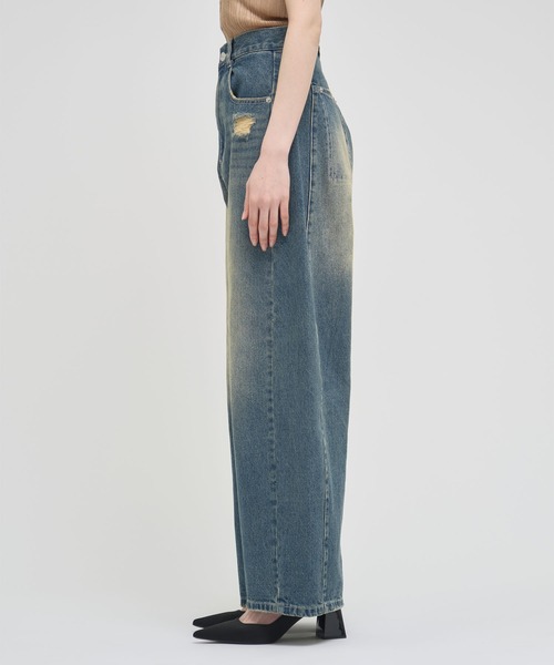 パンツ louren switching denim ZOZOTOWN限定》【Louren/ローレン】switching denim/スウィッチ