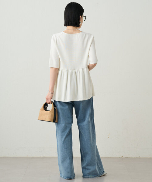 LOUNGEDRESS（ラウンジドレス）の「ペプラムニット（ニット