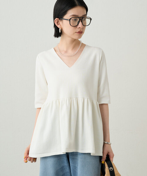 LOUNGEDRESS（ラウンジドレス）の「ペプラムニット（ニット