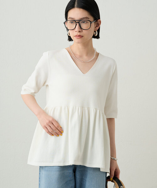 LOUNGEDRESS（ラウンジドレス）の「ペプラムニット（ニット