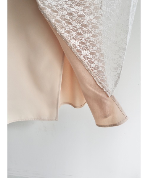 JUMELLE（ジュメロ）の「lace layered skirt（スカート・レディース・ブラック/アイボリー・FREE）」の8枚目の写真