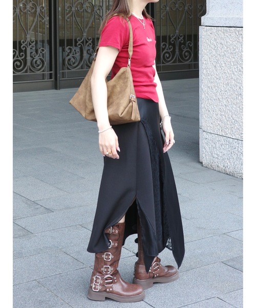 JUMELLE（ジュメロ）の「lace layered skirt（スカート・レディース・ブラック/アイボリー・FREE）」の16枚目の写真