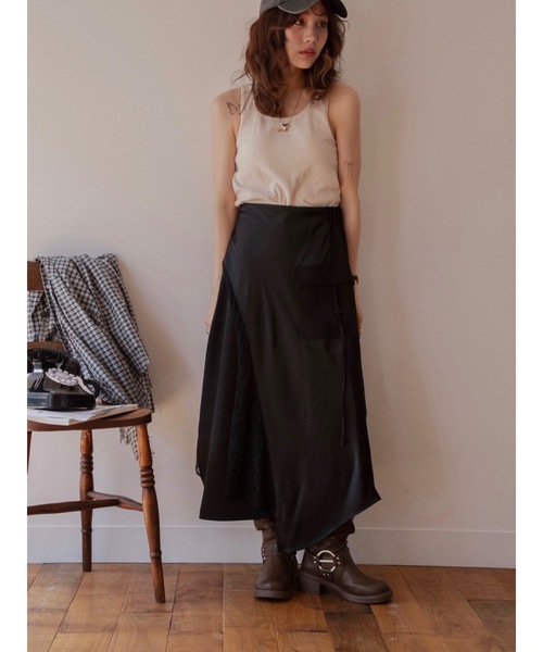 JUMELLE（ジュメロ）の「lace layered skirt（スカート・レディース・ブラック/アイボリー・FREE）」の21枚目の写真