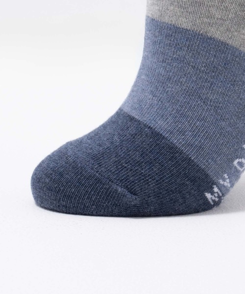 NAVY（ネイビー）の「NAVY クォーター丈 グラデメッシュソックス 23-25cm（ソックス/靴下・レディース・グリーン/グレー系/アイボリー系・FREE）」の7枚目の写真
