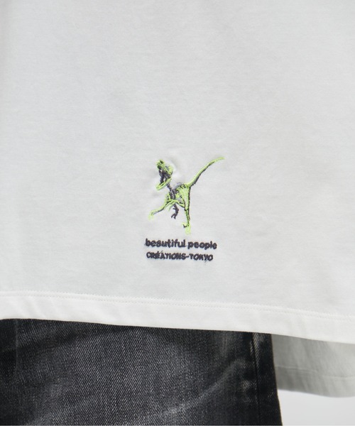 beautiful people tシャツ beautiful people/ビューティフルピープル】60/3 jersey T-REX