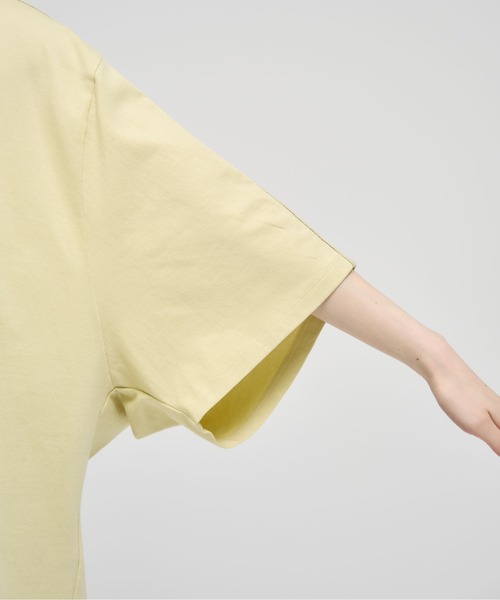 beautiful people(ビューティフルピープル)の「【beautiful people/ビューティフルピープル】60/3 jersey T-REX embroidery T/コットンジャージー刺繍Tシャツ(Tシャツ/カットソー・レディース・オフホワイト/イエロー/ブラック・38)」の11枚目の写真