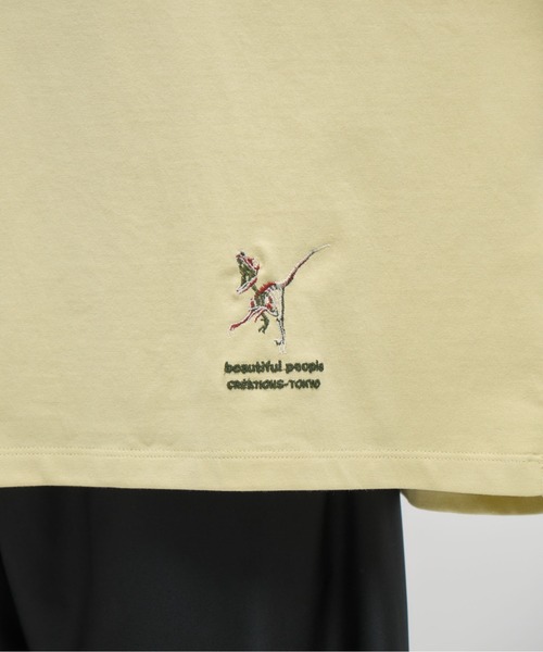 beautiful people - beautiful peopleステッチロゴTシャツ beautiful people（ビューティフルピープル）の「giza cotton