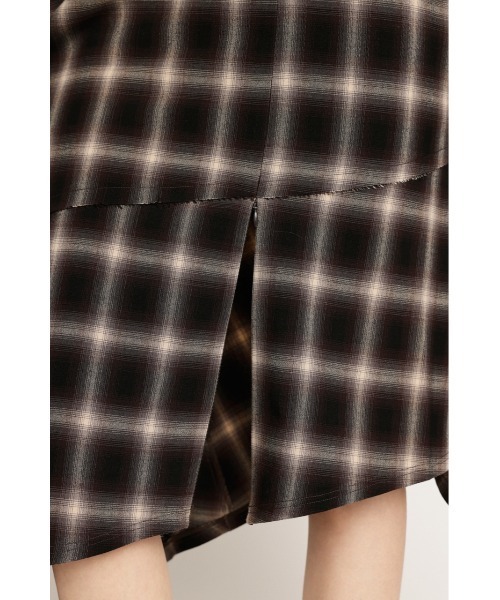 sly ASYMMETRY HEM CHECK ワンピース　チェックワンピース SLY | ASYMMETRY HEM CHECK ワンピース (ワンピース(ミニ