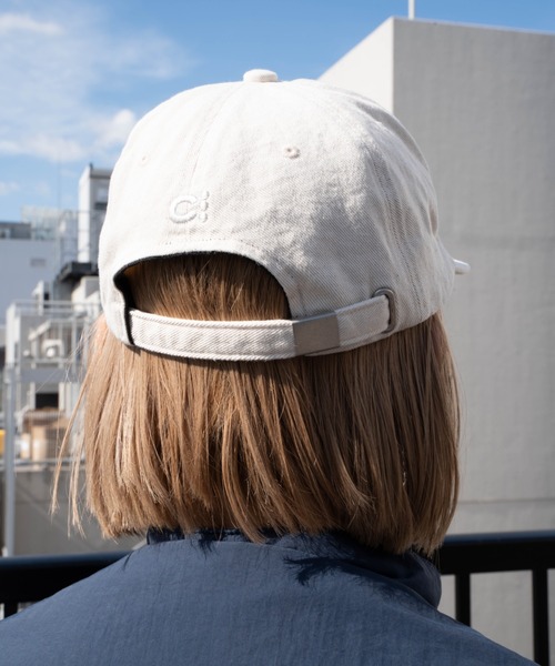 elldu(エルドゥ)の「【別注】<新色追加!>「elldu/エルドゥ」 アップリキャップ ユニセックス(キャップ・レディース・バーガンディー/グリーン/ブラウン/ブラック/ベージュ/ネイビー/グレー/ホワイト×ブルー/ブルーグレー/ホワイト・FREE)」の18枚目の写真