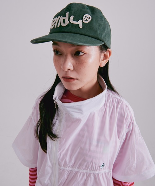 elldu（エルドゥ）の「「elldu/エルドゥ」 アップリキャップ ユニセックス（キャップ・レディース・バーガンディー/グリーン/ブラウン/ブラック/ベージュ/ネイビー/グレー/ホワイト×ブルー/ブルーグレー/ホワイト・FREE）」の21枚目の写真