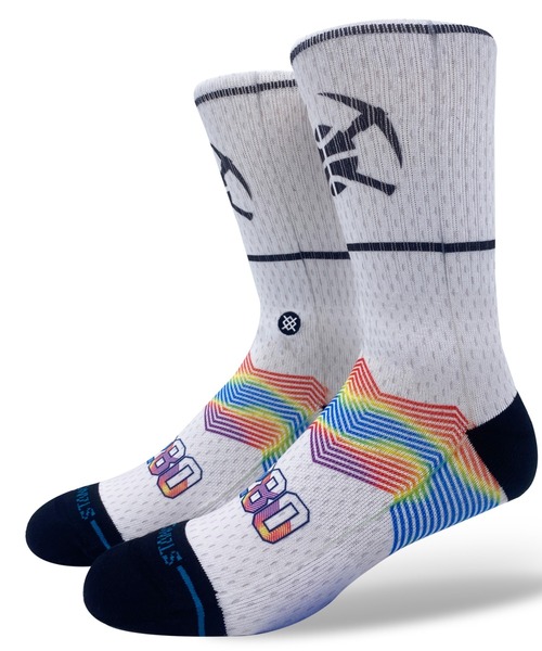 STANCE(スタンス)の「STANCE DEN CE25(スタンス デンバー・ナゲッツ シティ・エディション 2025)(ソックス/靴下・メンズ・マルチ・LARGE)」の1枚目の写真