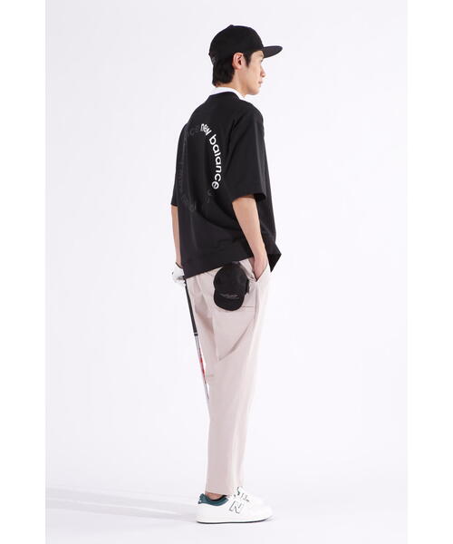 New Balance Golf(ニューバランスゴルフ)の「【new balance golf】スウェット ハーフスリーブ クルーネック ポロシャツ (MENS)(スウェット・メンズ・ホワイト系その他/ブラック/ライトカーキ・MEDIUM/LARGE/XX-LARGE/X-LARGE)」の9枚目の写真
