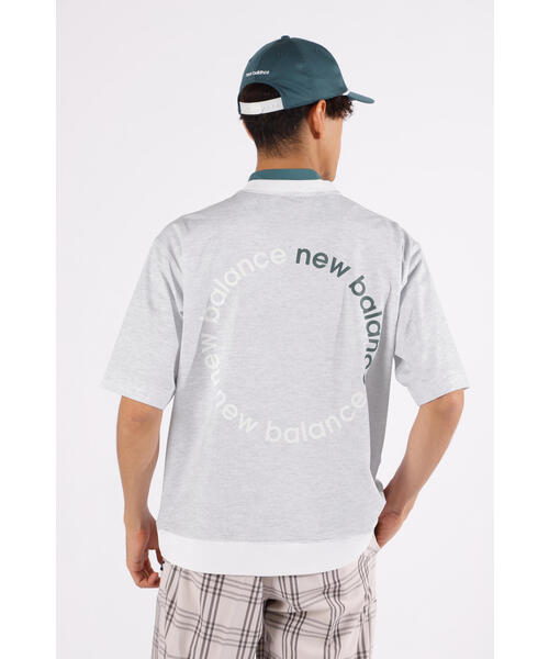 New Balance Golf(ニューバランスゴルフ)の「【new balance golf】スウェット ハーフスリーブ クルーネック ポロシャツ (MENS)(スウェット・メンズ・ホワイト系その他/ブラック/ライトカーキ・MEDIUM/LARGE/XX-LARGE/X-LARGE)」の15枚目の写真