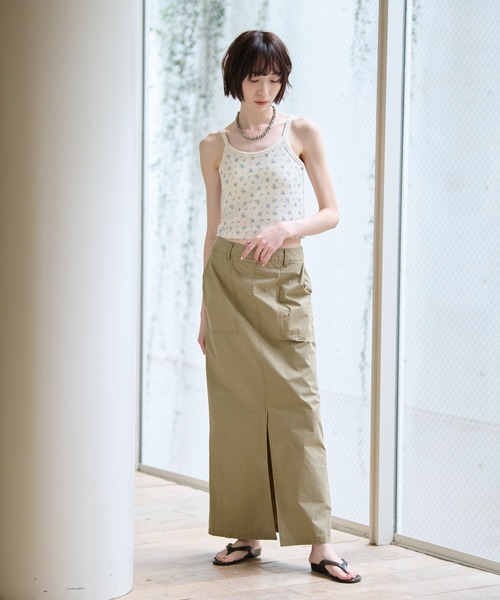 JEMORGAN（ジェーイーモーガン）の「【JEMORGAN / ジェーイーモーガン】カップ付きクロップドキャミソール/花柄/ワッフル/カップ付き/パック入り【WEB限定】（キャミソール・レディース・レッド/ピンク/その他/ブルー・フリー）」の15枚目の写真
