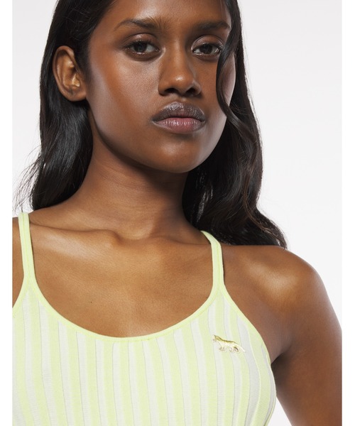 BABY FOX PATCH PLEATED RIBBED TANK TOP（タンクトップ）｜Maison 