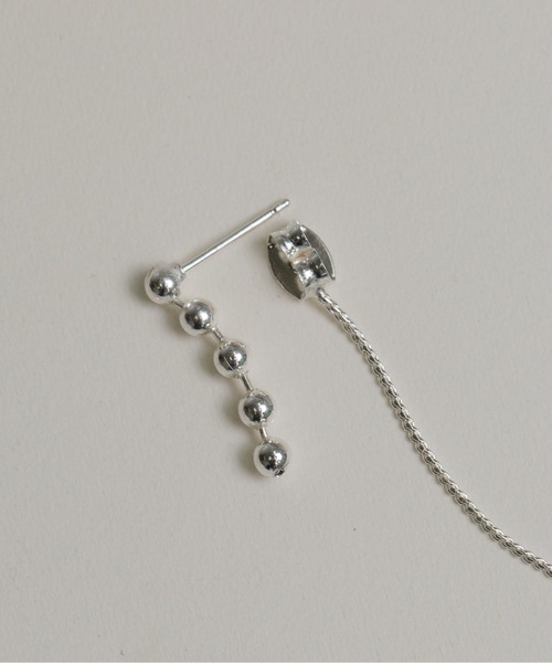 TONE SELECT GOODS（トーンセレクトグッズ）の「【Peony/ピオニー】/チェーン付き　ロング　つぶつぶピアス（ピアス（両耳用）・レディース・ゴールド/シルバー・FREE）」の5枚目の写真