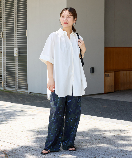 JOURNAL STANDARD【＆FUNCTION】タイプライタービッグシャツ 追加》【＆FUNCTION】【接触冷感/UVカット】タイプライター